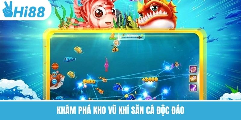 Khám phá kho vũ khí săn cá độc đáo